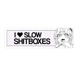 I ❤️ Slow Shitboxes Slap Sticker