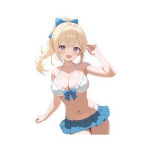 Anime Beach Babe Stickers