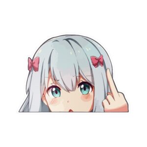 Cute Anime Girl Peeker