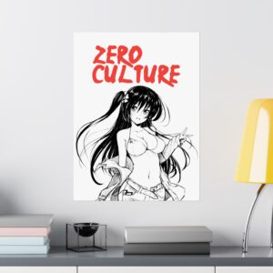 Zero Culture Anime Girl Poster