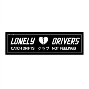 Lonely Drivers Slap Sticker