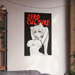 Zero Culture Cat Girl Poster